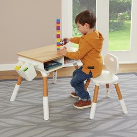 Liberty House Toys Kids Desk and Chair - White