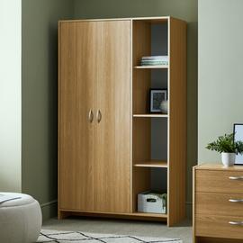 Argos Home Seville 2 Door Open Shelf Wardrobe