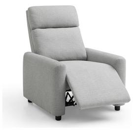 Kyoto Ashton Fabric Recliner Chair - Grey