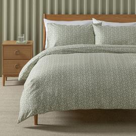 Argos Home Floral Print Soft Green Bedding Set