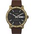 Timex Mens Brown Leather Strap Watch