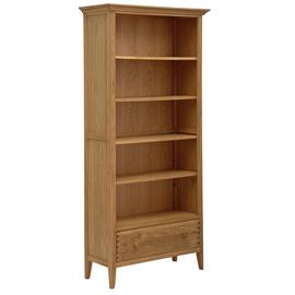 Argos Home Pembridge 5 Shelf Solid Wood Bookcase -Oak Veneer