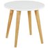 Habitat Clover Solid Wood Side Table - White
