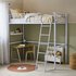 Argos Home Riley High Sleeper Metal Bed Frame - White