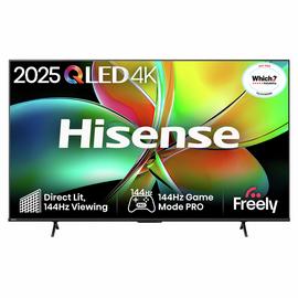 Hisense 55 Inch 55E78QTUK PRO Smart 4KUHD HDR QLED Freely TV