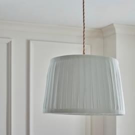 Argos Home Off-white Pleated Taper Easy Fit Lampshade - 30cm