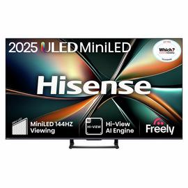 Hisense 55 Inch 55U7QTUK Smart 4K UHD HDR Mini LED Freely TV