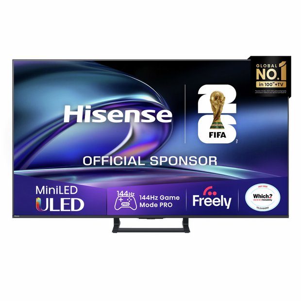 Buy Hisense 55 Inch 55E8QTUK Smart 4K UHD HDR Mini LED Freely TV
