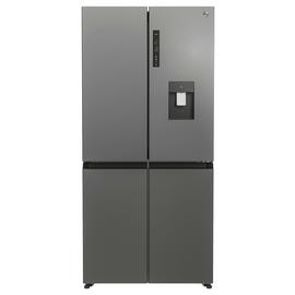 Hoover HHCR3818EWPL American Fridge Freezer - Grey