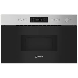 Indesit IMK12XUK 750W Built In Microwave - Stainless Steel