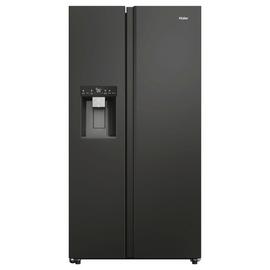Haier HSW59F18EIPT American Fridge Freezer - Black