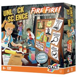Galt STEM Unlock Science Fire Fire Mystery Game