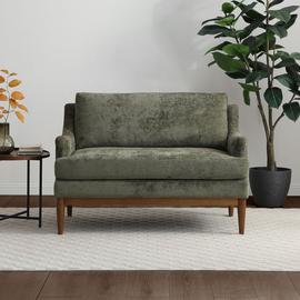 Kyoto Russell Fabric 2 Seater Sofa - Olive