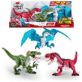 Robo Alive Dino Action Dinosaurs Figure - Pack of 3