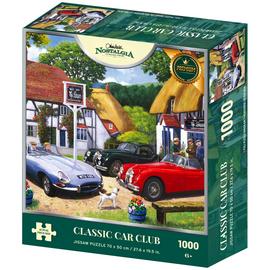 Kidicraft Nostalgia Classic Car Club 1000 Pieces Puzzle