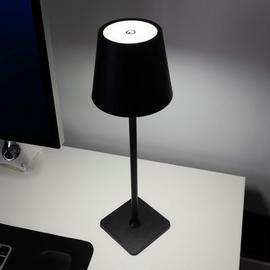 Menkind LED Touch Lamp - Black