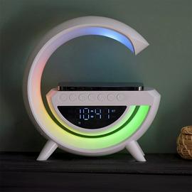 Menkind Bluetooth Speaker Digital Alarm Clock - White