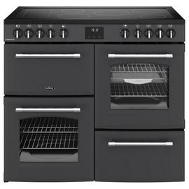 Belling 100cm Double Oven Electric Range Cooker - Anthracite