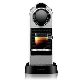 Nespresso CitiZ Capsules Coffee Pod Machine by Krups -Silver