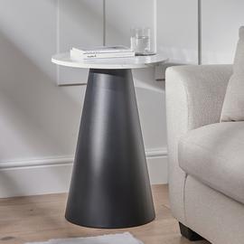 Argos Home Lindi Side Table - Black & White