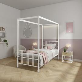 XR Living Fern 4 Poster Bed Frame With LED