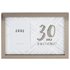 Hotchpotch Luxe 30th Birthday Grey Frame