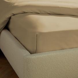 Silentnight Supersoft Plain Ecru Fitted Sheet - Double