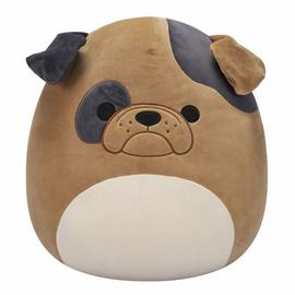 Squishmallows 16 Inch Loafer Brown Bulldog Soft Toy