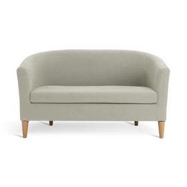 Argos Home Tub Faux Leather 2 Seater Sofa