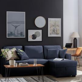 Habitat Reagan Fabric Right Hand Corner Sofa Bed