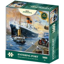 Kidicraft Nostalgia Entering Port 1000 Pieces Puzzle