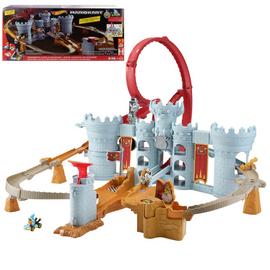 Hot Wheels Mario Kart Bowser's Castle Track Set & Toy Car