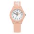 Hype Childrens Pink Silicone Strap Watch
