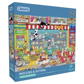 Gibsons Moggies And Kittens 1000 Piece Jigsaw Puzzle