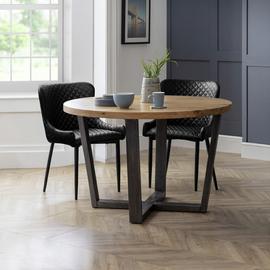 Julian Bowen Brooklyn 4 Seater Oak Dining Table - Natural