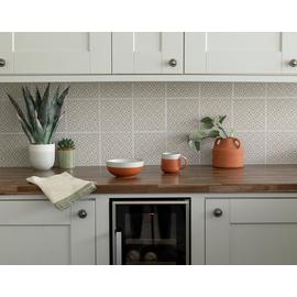 D-C-Fix Lina Beige Peel & Stick Wall Tiles 15cm X 15cm 3Pk