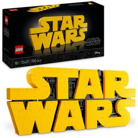 LEGO Star Wars Brick-Built Star Wars Logo Sign Set 75407