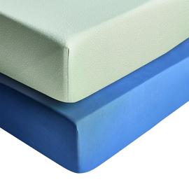 Habitat Kids Twin Pack Blue Fitted Sheet