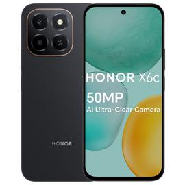 SIM Free HONOR X6c 128GB AI Mobile Phone - Midnight Black
