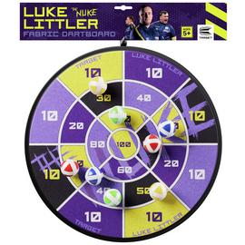 Target Luke Littler Sticky Ball Fabric Dartboard Set