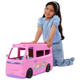 Barbie Dream Camper Playset with Roof Tent & Swing