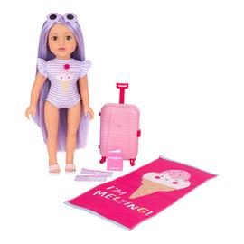 DesignAfriend 18 Inch Two Scoops Holiday Outfit & Accessory