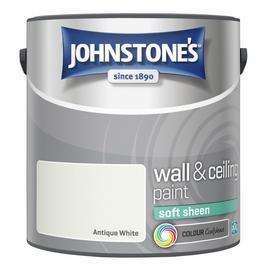 Johnstone's Wall&Ceiling Softsheen Paint 2.5L-Antique White