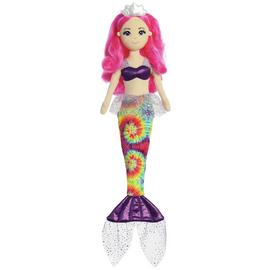 Aurora Sea Sparkles 18-inch Tie Dye Sparkles Harmony Plush