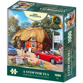 Kidicraft Nostalgia A Stop For Tea 1000 Pieces Puzzle