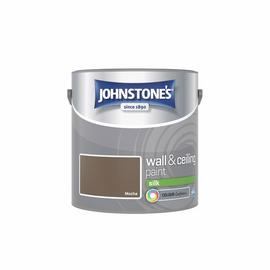 Johnstone's Wall & Ceiling Silk Paint - Mocha - 2.5L