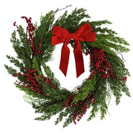 Habitat Classic Red Foliage Christmas Wreath