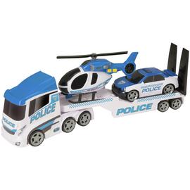 Teamsterz Light And Sound Police Heli Transporter