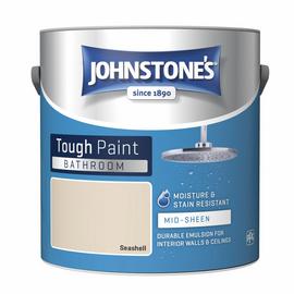 Johnstone's - Bathroom Mid Sheen Paint - Seashell 2.5L