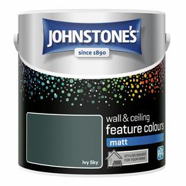 Johnstone's - Feature Wall Matt Paint - Ivy Sky - 2.5L